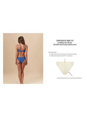 Bromelia Bonito Ruched Bikini Swim Bottoms- Cobalt Blue, Size M. NWT!
